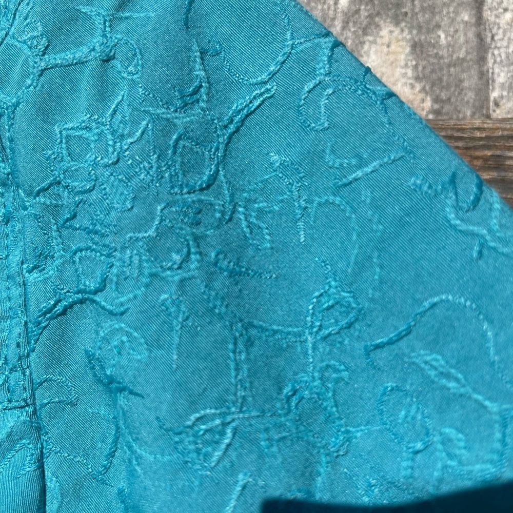 Coldwater Creek Women's Teal Jacket Size 14P - Picture 7 of 13